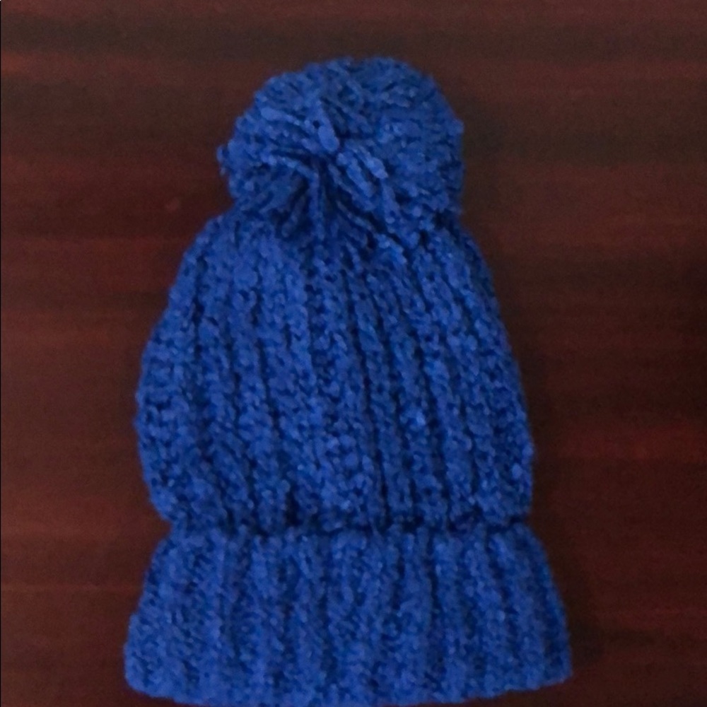 Blue hat